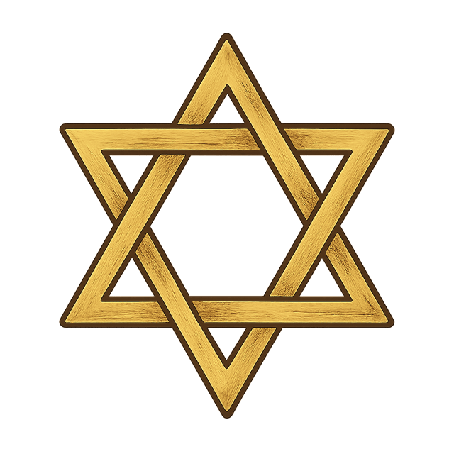 Free transparent PNG: Star of David Clipart Illustration for Jewish Art, Education, and Religious Design