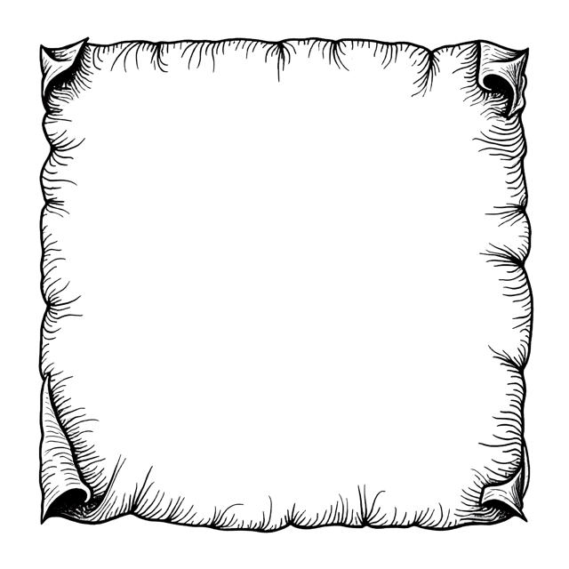 Free transparent PNG: Retro Stamp Border  Curled Paper Fold Design, free download png