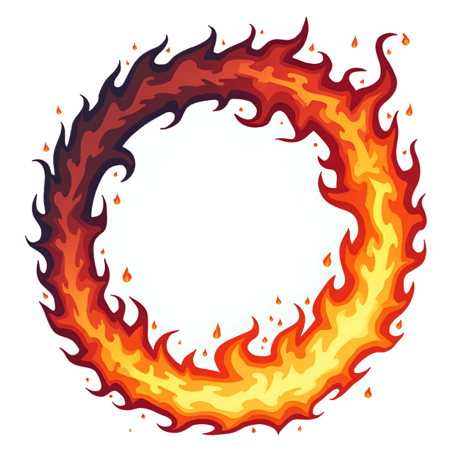 Free transparent PNG: Ring of Fire with Transparent Background PNG