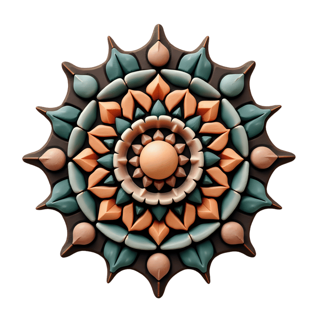Free transparent PNG: Boho Stone Medallion  Unique Handmade Jewelry Clipart, free download png