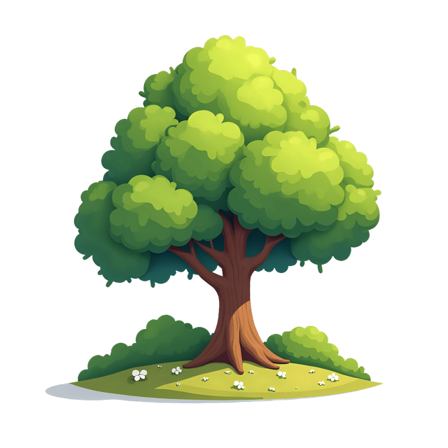 Free transparent PNG: Cartoon Tree Top  Free Downloadable PNG Clipart
