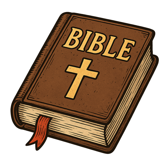 Free transparent PNG: Bible Clipart Illustration for Faith Projects, Teaching, Crafts & Church Media
