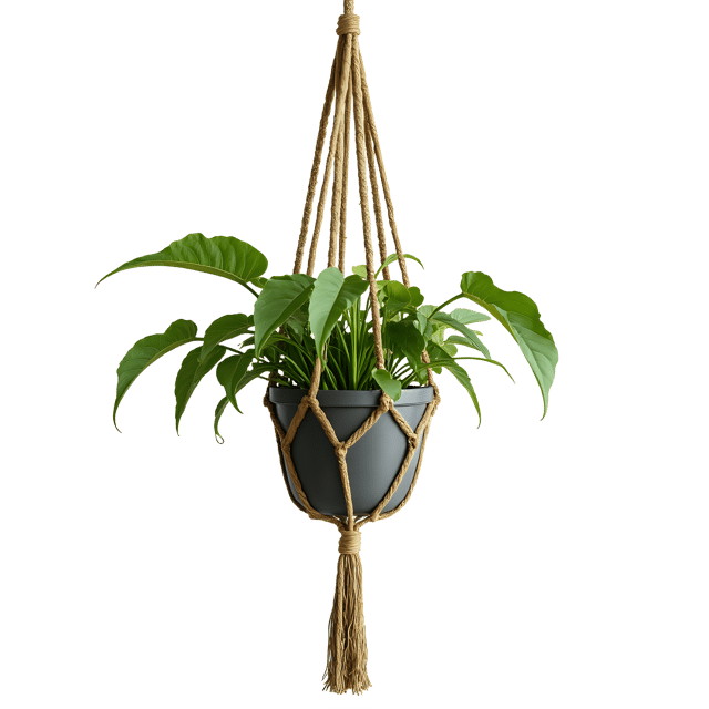 Free transparent PNG: Knitted Plant Hanger PNG Clipart  Perfect for Home Decor  Crafting
