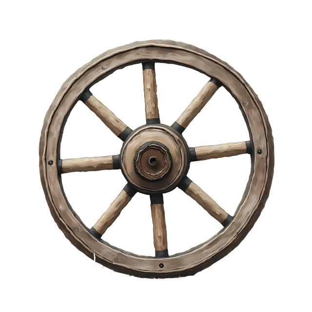 Free transparent PNG: Wagon Cart Wheel  Free Downloadable PNG Clipart