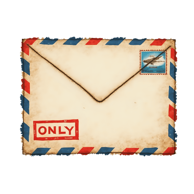 Free transparent PNG: Vintage Air Mail  Retro Postal Stripe Design, free png download