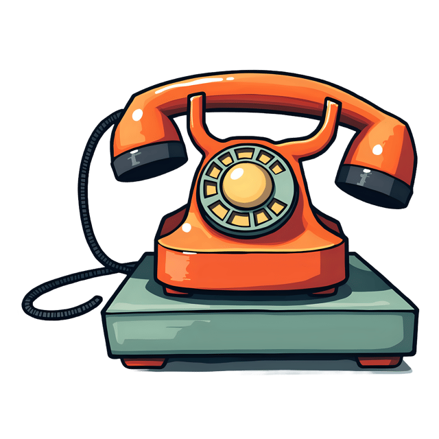 Free transparent PNG: Retro Rotary Phone PNG with Transparent Background for Classic Telecom Decor
