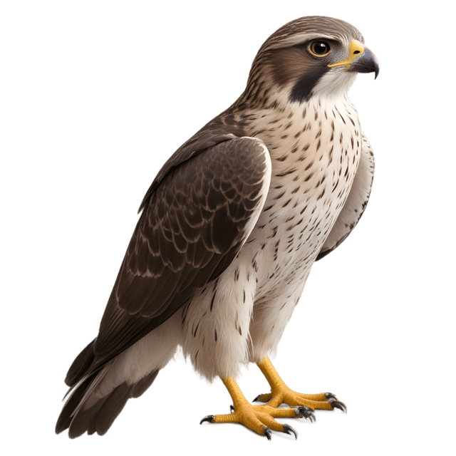 Free transparent PNG: Falcon Bird PNG with Transparent Background for Art and Design