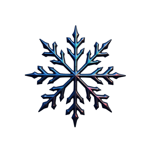 Free transparent PNG: Holographic Snowflake Ornament  Christmas Clipart, free transparent png download