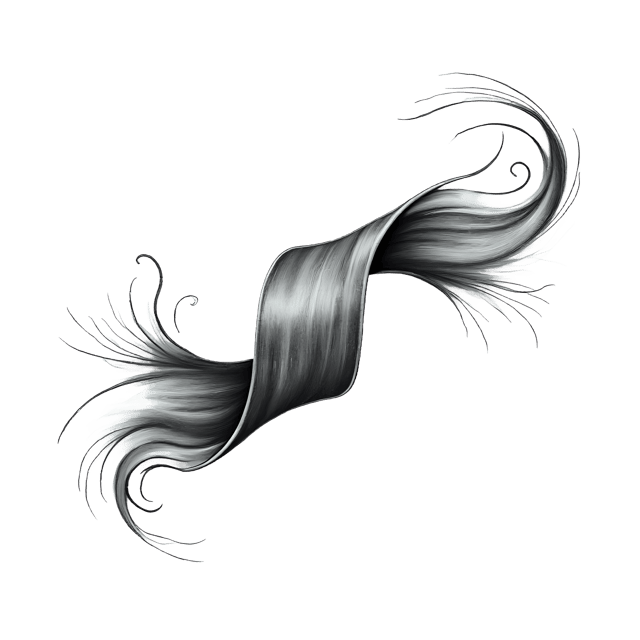 Free transparent PNG: Metallic Ribbon Swirl  Elegant Clipart, free download png