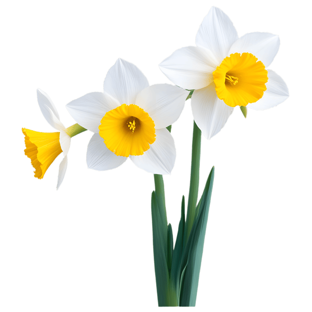 Free transparent PNG: Daffodil Flower PNG with Transparent Background for Floral Design and Crafts
