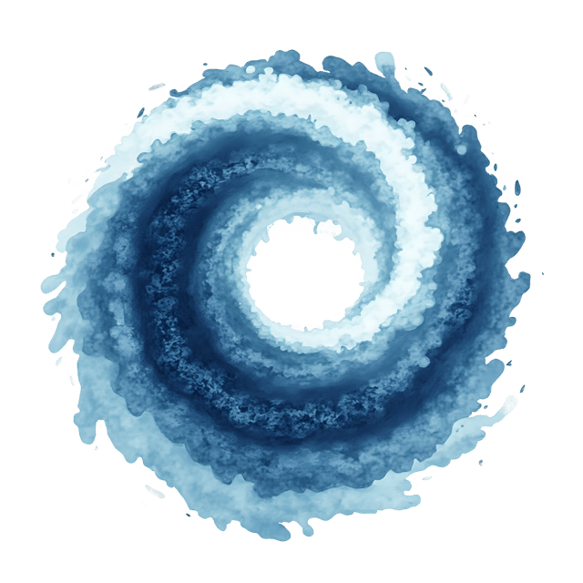 Free transparent PNG: Spiral Wave Form with Ink Smudge  Artistic Design Clipart, free png download
