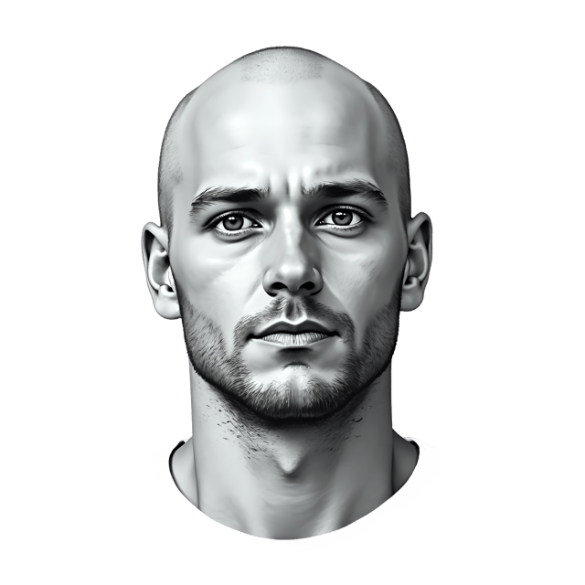 Free transparent PNG: Bald Man Portrait PNG Clipart  Unique Art for Design and Craft Projects