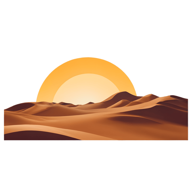Free transparent PNG: Dune Landscape Transparent PNG Background for Desert and Space Imagery