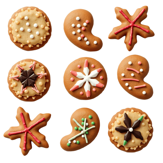 Free transparent PNG: Christmas Cookies PNG Download  Perfect for Holiday Crafts, Cards  Decor
