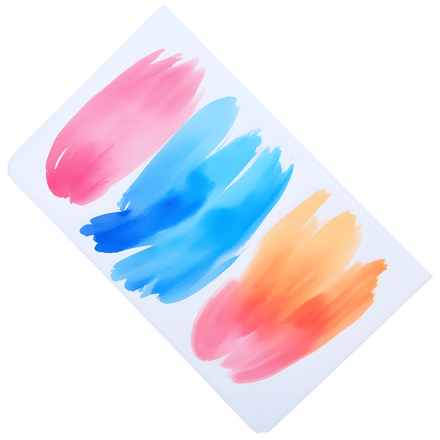 Free transparent PNG: Whimsical Color Strokes on Transparent Canvas PNG