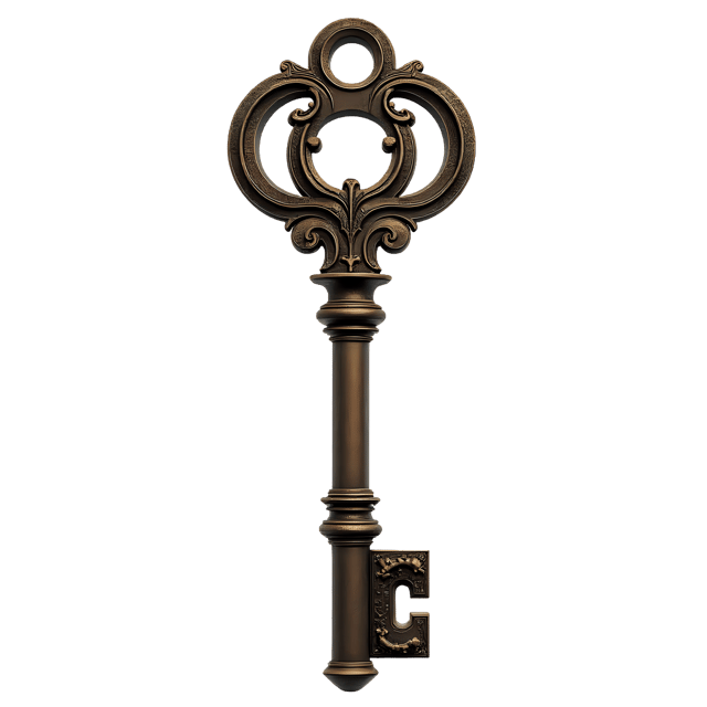 Free transparent PNG: Victorian Skeleton Key PNG Clipart  Perfect for Antiquity Themed Designs  Crafts