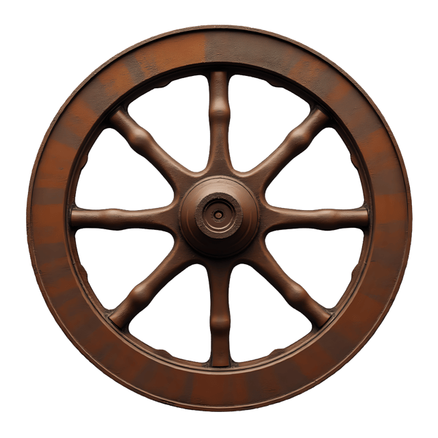 Free transparent PNG: Wagon Cart Wheel  Rustic Decor Clipart, free downloadable png