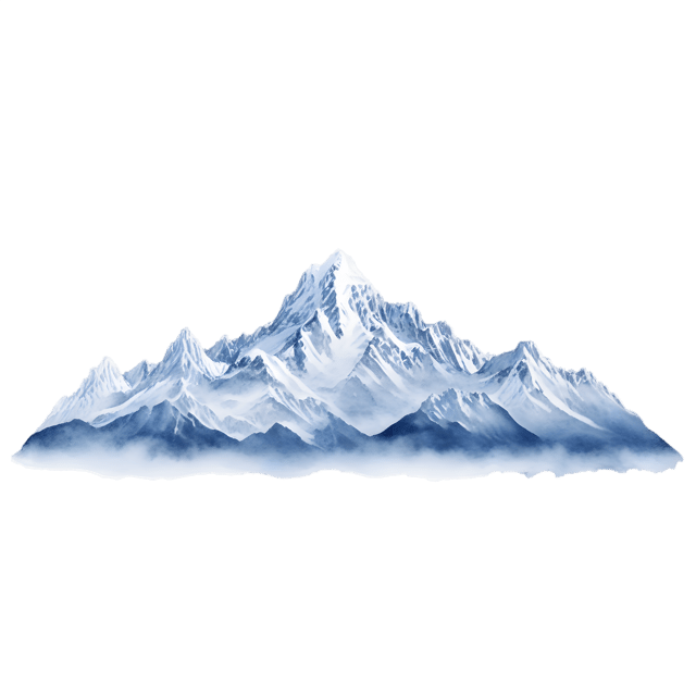 Free transparent PNG: Mountain Peaks Emerging from Morning Mist Transparent PNG Background