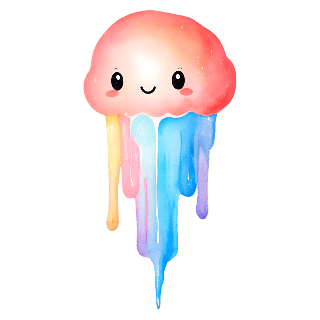 Free transparent PNG: Whimsical Color Drip Soft Focus PNG Background