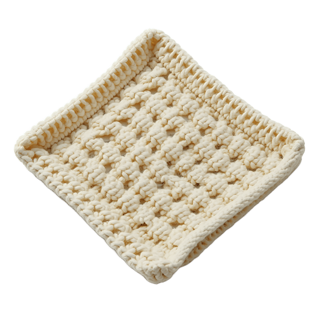 Free transparent PNG: Knitted Dishcloth PNG Clipart  Perfect for Kitchen Essentials  Crafting