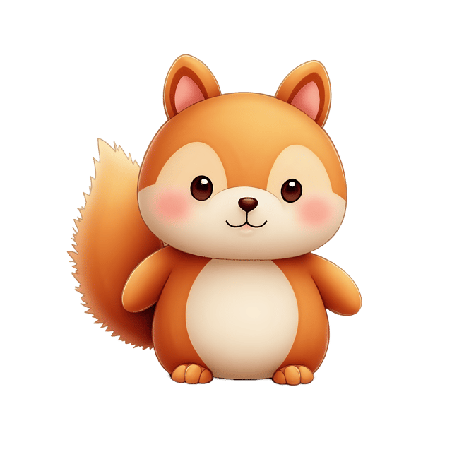 Free transparent PNG: Amigurumi Squirrel  Cute Handicraft Pattern, free download png