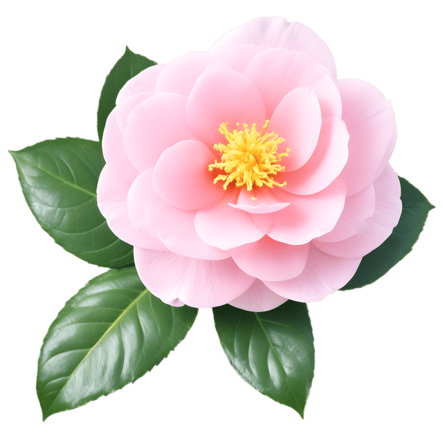 Free transparent PNG: Camellia Flower PNG with Transparent Background for Floral Design and Crafts