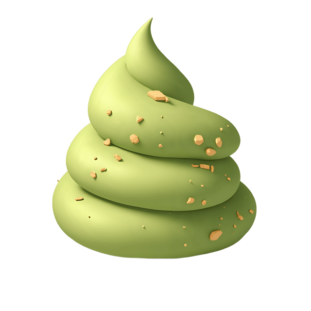 Free transparent PNG: Pistachio Ice Cream with Gold Flakes  Dessert Clipart, free downloadable png