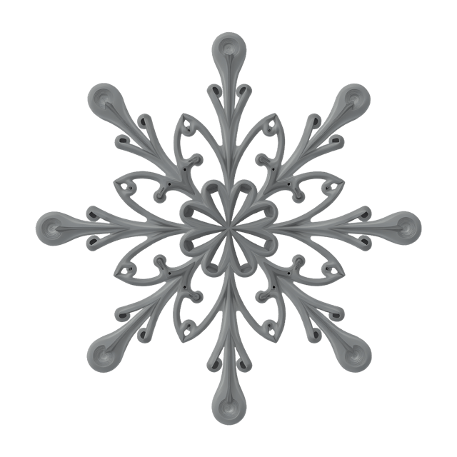 Free transparent PNG: Snowflake Shaped Ornament  Winter Decor Clipart, free downloadable png