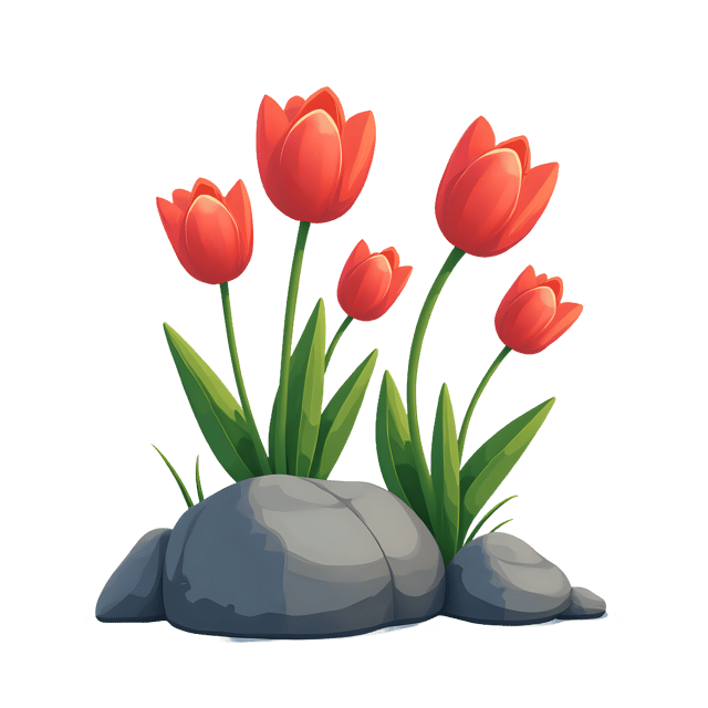 Free transparent PNG: Blooming Tulips  Spring Clipart, free transparent png download