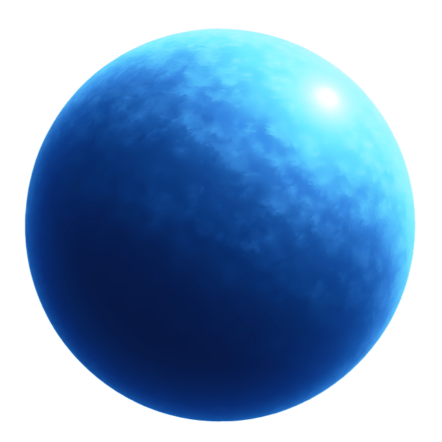 Free transparent PNG: Blue Gas Giant  Space Theme Clipart, free transparent png download