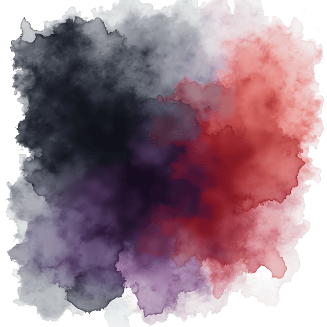 Free transparent PNG: Abstract Charcoal Gray, Deep Violet, and Rusty Red Artwork with Transparent Background for Modern Design Projects