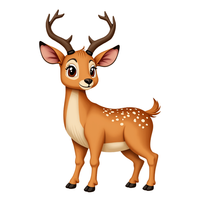 Free transparent PNG: Eland with Spiraled Antlers Watercolor Illustration