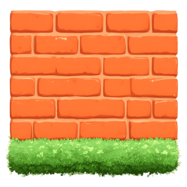 Free transparent PNG: Old Brick Wall with Moss PNG Transparent Background