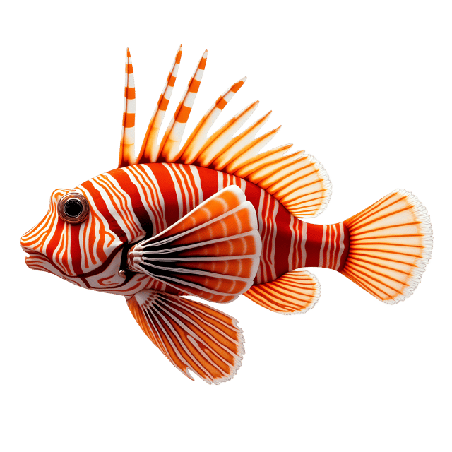 Free transparent PNG: Lionfish PNG  Underwater Creature Clipart for Marine Themes  Decor