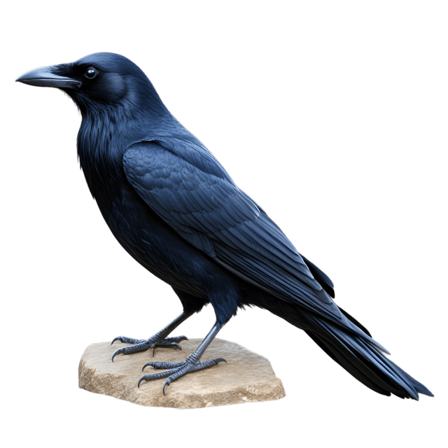 Free transparent PNG: Transparent Background Raven Bird PNG for Art and Design