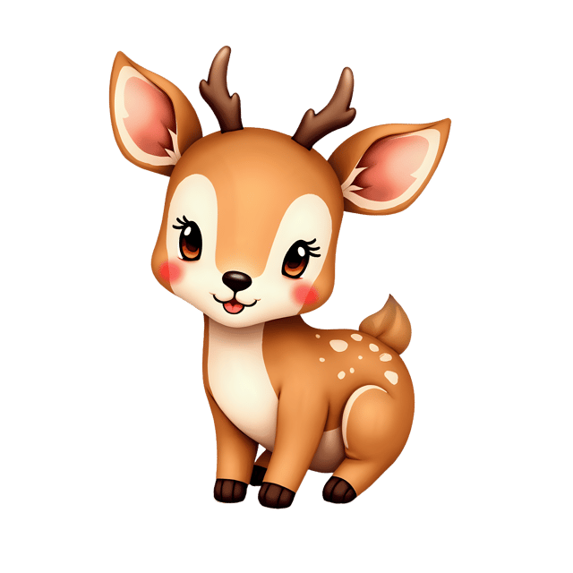 Free transparent PNG: Amigurumi Deer  Handmade Animal Clipart, free png download