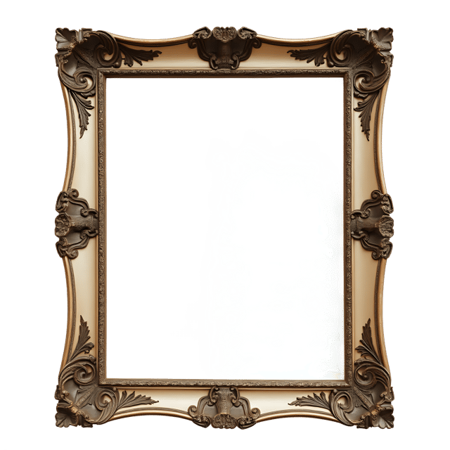 Free transparent PNG: French Provincial Frame PNG Clipart  Ideal for Decor and Design Projects