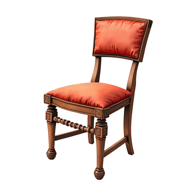 Free transparent PNG: Vintage Cartoon Chair  Classic Clipart Design, free download png