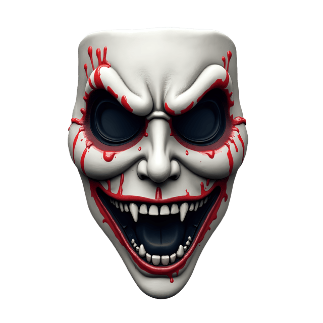 Free transparent PNG: Scary Mask  Halloween Clipart, free downloadable png