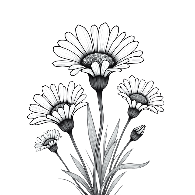 Free transparent PNG: Iris and Daisy Flowers PNG  Perfect for Garden Designs, Clipart  Crafts