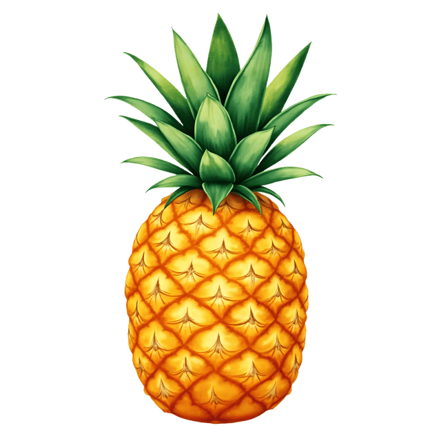 Free transparent PNG: Pineapple PNG Download  Tropical Fruit Clipart for Decor  Crafts