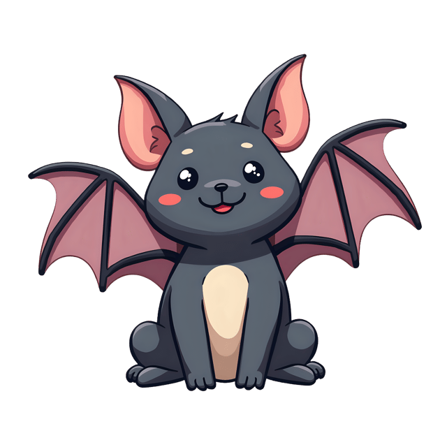 Free transparent PNG: Amigurumi Bat  Crocheted Animal Clipart, free download png