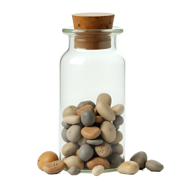 Free transparent PNG: Shells and Pebbles in a Bottle PNG Clipart  Perfect for Coastal Decor  Crafts