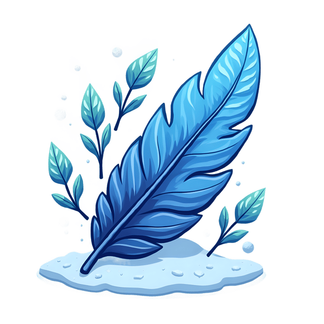 Free transparent PNG: Blue Jay Feather  Nature Clipart, free transparent png download