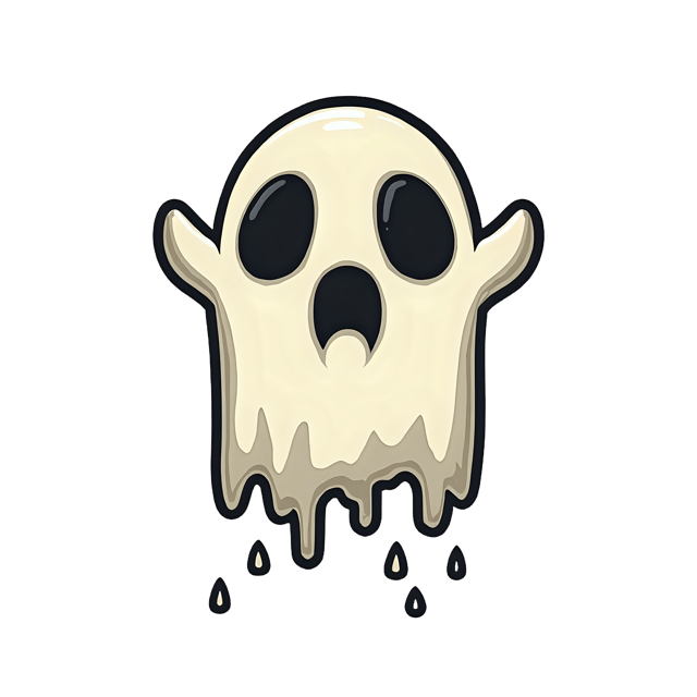 Free transparent PNG: Ghost with Dripping Black Eyes  Scary Clipart, free png download
