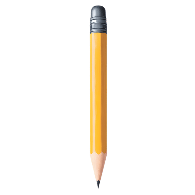 Free transparent PNG: Sharpened Pencil with Graphite Lead - Transparent PNG Background