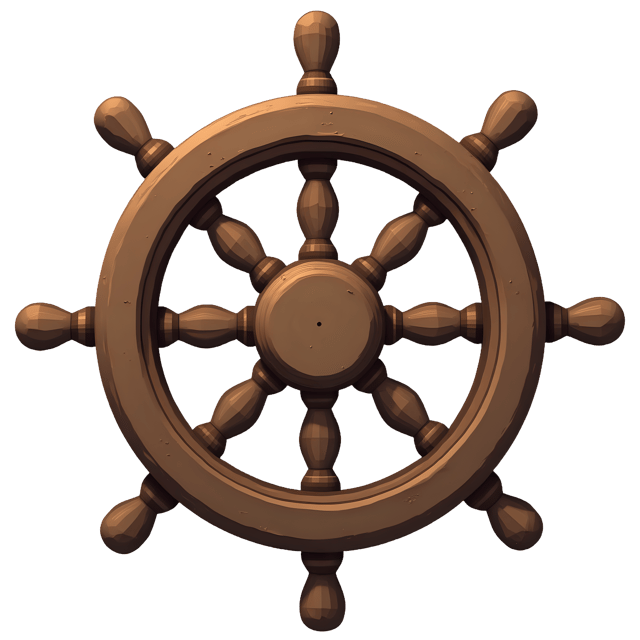 Free transparent PNG: Round Ship Wheel with Salt Marks  Nautical Clipart, free downloadable png