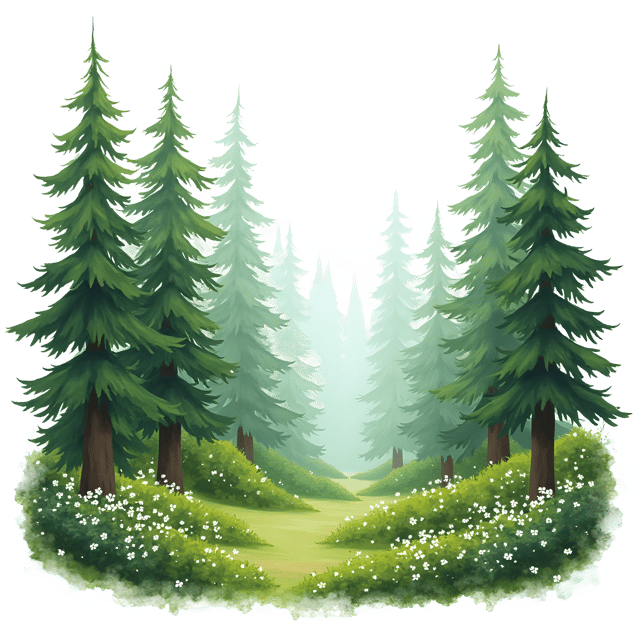 Free transparent PNG: Enchanted Forest Background with Transparent PNG Format
