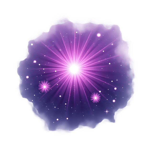 Free transparent PNG: Glowing Star Cluster with Purple Haze  Space Clipart, free downloadable png