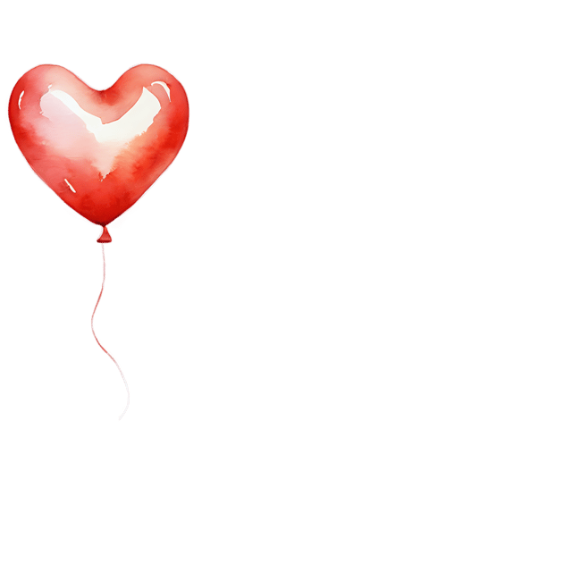 Free transparent PNG: Heart Shaped Balloon Watercolor Illustration – Transparent PNG